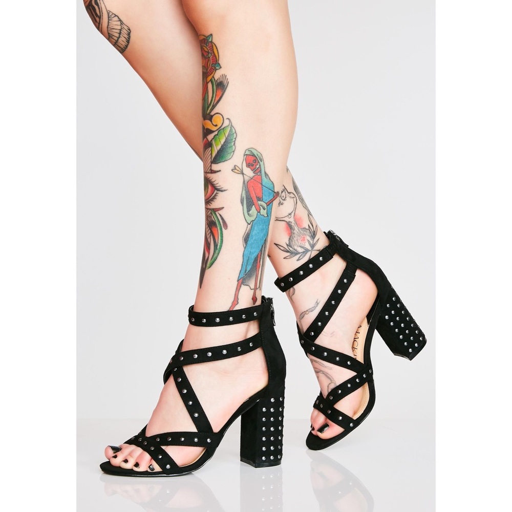 🔥DOLLS KILL- Anotha One Studded Heels - 8.5🔥